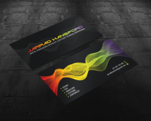 Business Card 85x40mm - Freelance audio mixing / live event operator   | Business Card Design by chandrayaan.creative