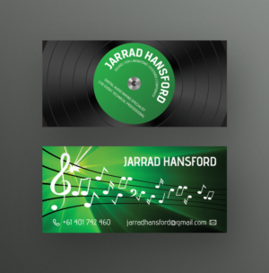 Business Card 85x40mm - Freelance audio mixing / live event operator   | Business Card Design by MPStudio