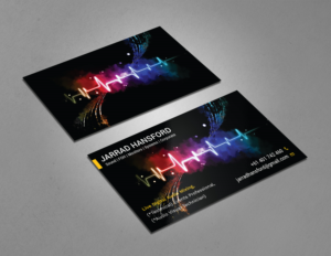 Business Card 85x40mm - Freelance audio mixing / live event operator   | Business Card Design by Tripti Ranjan Gain