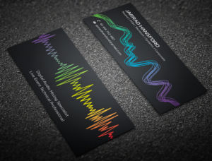 Business Card 85x40mm - Freelance audio mixing / live event operator   | Business Card Design by haru_ichiban