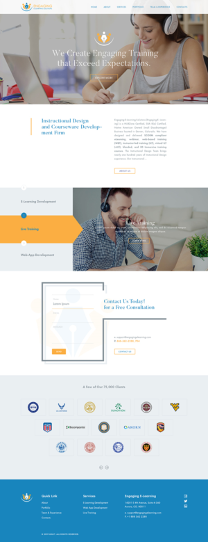 Refresh Engaging E-Learning | Web-Design von Ved Web Services