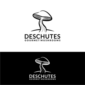 Deschutes Gourmet Mushrooms | Logo Design by DesignLima