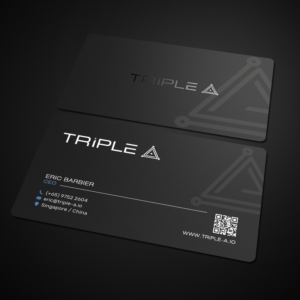 Triple A Technology Business Card Contest | Visitenkarten-Design von Sandaruwan