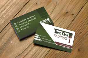 Painting Company Business Card | Business Card Design by Hardcore Design