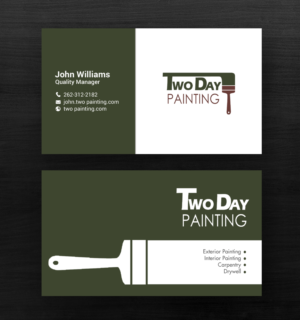 Painting Company Business Card | Business Card Design by chandrayaan.creative