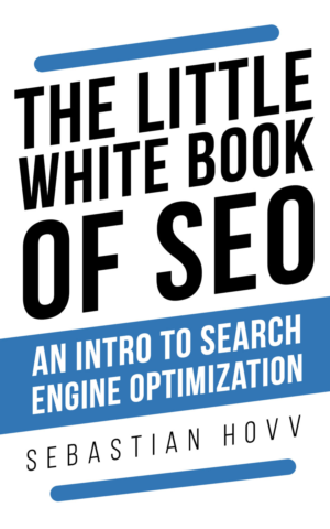 THE LITTLE WHITE BOOK OF SEO | Book Cover Design by Estratosphera