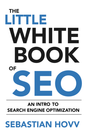 THE LITTLE WHITE BOOK OF SEO | Book Cover Design by Aesthetica Society