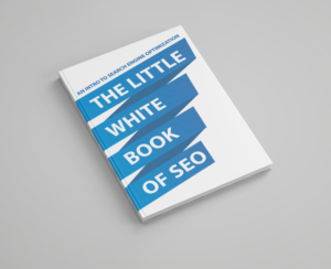 THE LITTLE WHITE BOOK OF SEO | Book Cover Design by IndreDesign