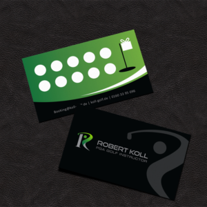 ### Business Card GOLF PRO ### | Business Card Design by Grafactory