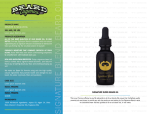 Create Product Deck for Organic Beard Oil Brand | Graphic Design by Martin Alonso