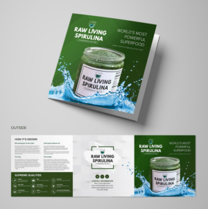 Flyer-Design von SD WEBCREATION für Raw Living Spirulina | Design #21001230