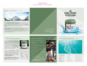 Flyer-Design von carotroyav_lz für Raw Living Spirulina | Design #21032316