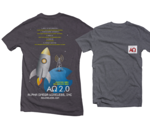 AO 2.0 - T-shirt Design - Alpha Omega Wireless | T-shirt Design by Ngoeg