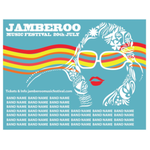 Jamberoo Music Festival Poster | Graphic Design by 75-R-P-Z