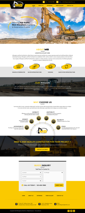 M Website | Web-Design von Sbss