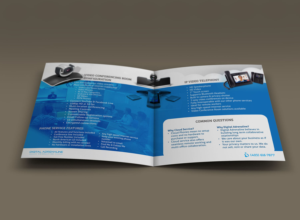 Cloud Phone Service Brochure | Brochure Design by lookedaeng