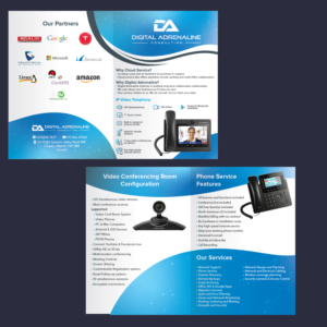 Cloud Phone Service Brochure | Brochure Design by Maxo-Biz