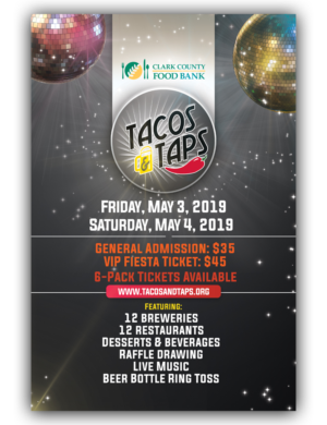 Promotional Poster for "Tacos & Taps" Community Event | Grafik-Design von Ngoeg