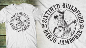 Guildford Banjo Jamboree T-shirt design | T-shirt Design by db1404