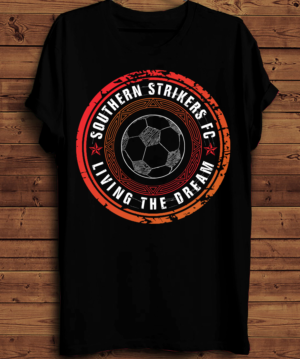 Southern Strikers FC Fans T-Shirt | T-shirt Design by creative gravity