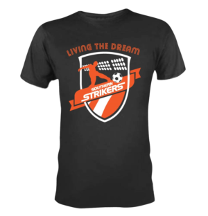 Southern Strikers FC Fans T-Shirt | T-shirt Design by 75-R-P-Z