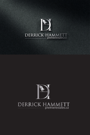 DH (small or large) and/or Derrick Hammett under or beside logo also include web address of premierestates.ca | Logo Design by yoossefMaroc