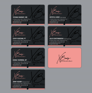 Xbody Health & Wellness Business Card Design | Business Card Design by SL Designer