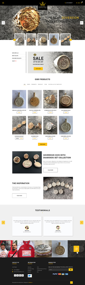 Sovereign Kingz - Sovereign rings, pendants & custom cultural pieces | Web Design by Da Miracle