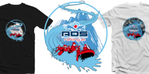 T-Shirt Design for Whitewater Rafting Clients | T-shirt Design by Tomi Ax