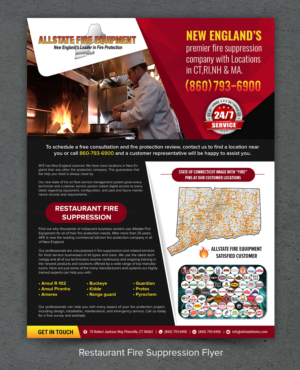 Restaurant Fire Suppression Flyer | Flyer Design by SAI DESIGNS