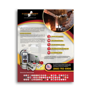 Restaurant Fire Suppression Flyer | Flyer Design by Logo Blox