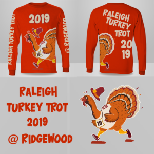  Raleigh Turkey Trot T-Shirt Design | T-Shirt-Design von Kero