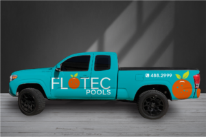 Truck Wrap Design for Awesome Pool Company | Car Wrap Design by Maxo-Biz