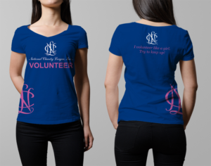 T-shirt Design - Volunteer | T-shirt Design by Slant Line Media