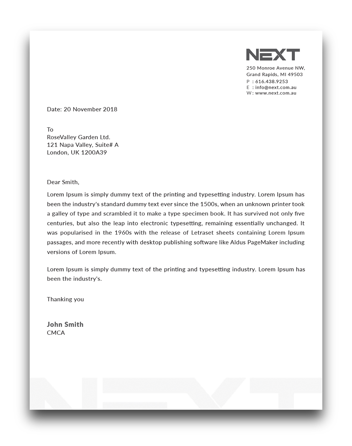 Letterhead Design by Bold Pixels for this project | Design #21128295