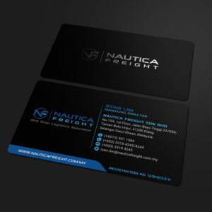 Project Name Card Design, Nautica Freight | Business Card Design by Sandaruwan