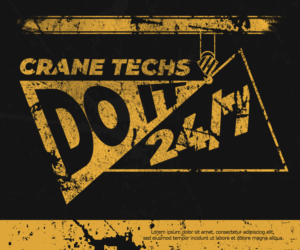 Crane Techs do it 24/7 Graphic T-Shirt | T-shirt Design by YERR®