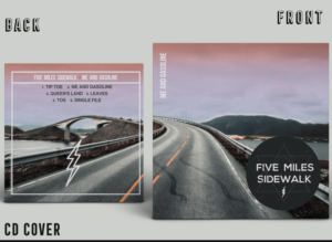 Five Mile Sidewalk | CD Cover Design by Val brito