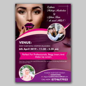 Flyer for Makeup Class | Flyer-Design von ecorokerz