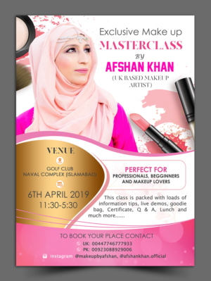 Flyer for Makeup Class | Flyer-Design von innovative earth