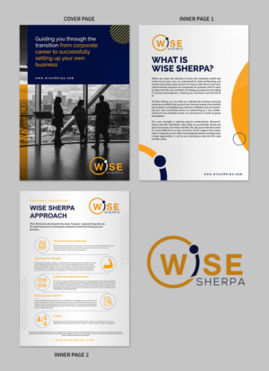 Wise Sherpa - a pdf brochure design project for an innovative new consulting business working wit... | Brochure Design by SAI DESIGNS