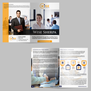 Wise Sherpa - a pdf brochure design project for an innovative new consulting business working wit... | Brochure Design by Schöpfer