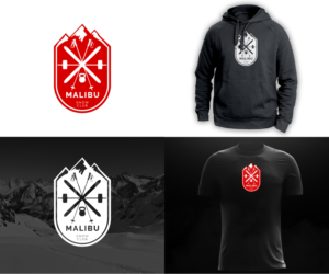 Malibu Snow Club Apparel - Logo | T-shirt Design by Sergio Coelho