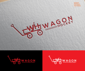 "Wagon Hockey" and "WH"  | Logo-Design von step forward 2