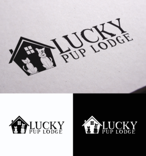 Lucky Pup Lodge (Pet boarding/daycare & grooming) | T-Shirt-Design von SAI DESIGNS