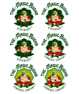 Version 1 .  The Magic Buddha ...dispensary and version 2 The Magic Buddha Cannabis Company | Logo-Design von StudioD™