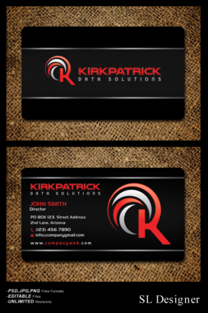 Kirkpatrick Data Solutions  | Business Card Design by SL Designer