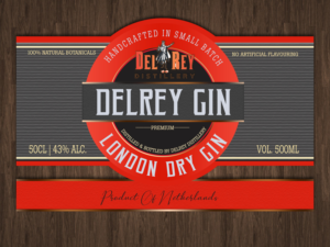 Dutch craft distillery needs labels designed for Gin bottle | Etikett-Design von rug