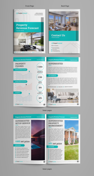 Promotional brochure required for short term rental management agency based in Portugal | Broschüren-Design von SAI DESIGNS