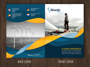 Wind Turbine Blade Repair Brochure | Flyer Design by rug